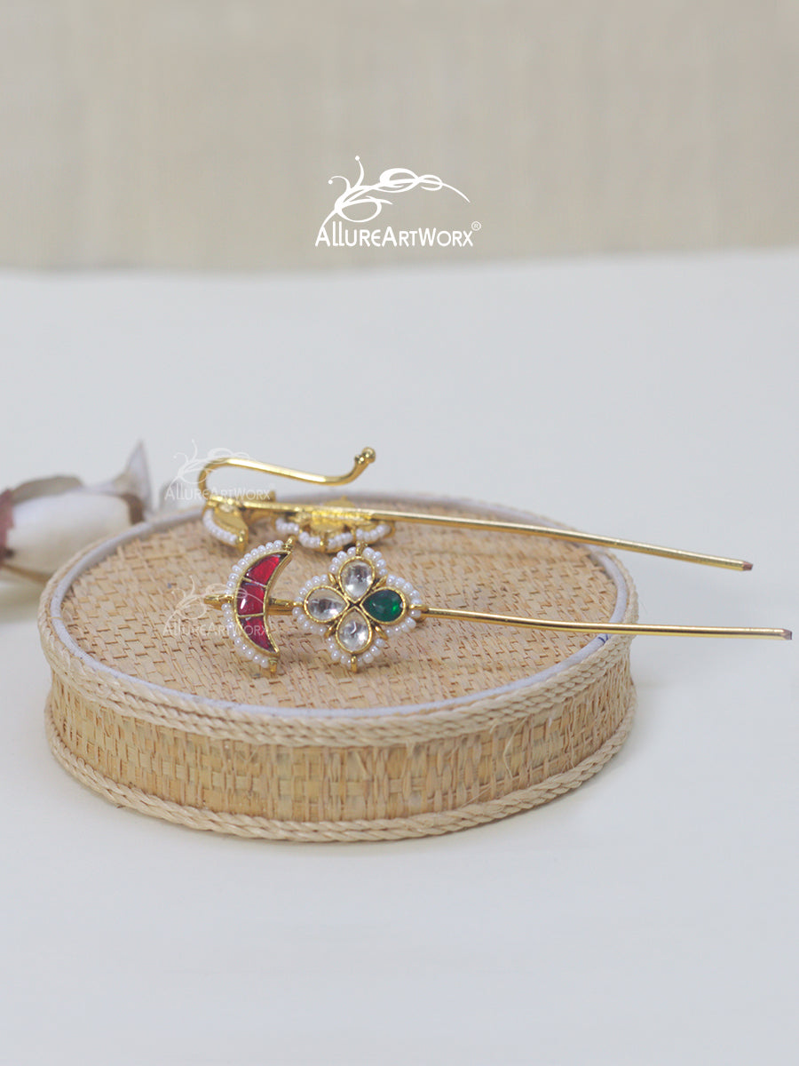 Jadau Earrings(cuffs)